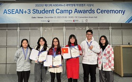 Đoàn học sinh Việt Nam thắng lớn tại cuộc thi về tài năng khoa học