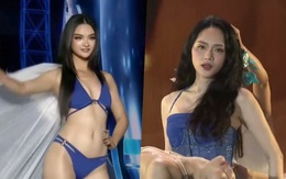 Chung kết Miss Cosmo Vietnam: Hương Giang vướng cài tóc, thí sinh té sấp mặt diễn bikini