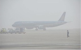 Sân bay Nội Bài sương mù sáng sớm, nhiều chuyến bay bị chậm đến chiều