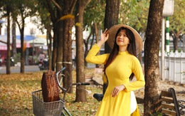 Ngỡ ngàng cảnh sắc mùa lá rụng bên bờ kênh Nhiêu Lộc - Thị Nghè