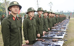 Hơn 15.000 tân binh bước vào khóa huấn luyện của Bộ tư lệnh Cảnh sát cơ động