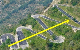 Ảnh vui 2-2: Netizen thắc mắc 'tại sao đường lên núi không thẳng?'