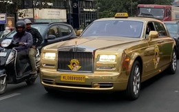 Triệu phú Ấn Độ sử dụng Rolls-Royce bọc vàng tiền tỉ làm taxi cho khách VIP