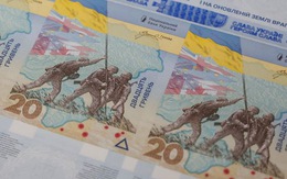 Ukraine phát hành tờ tiền 20 hryvnia đánh dấu một năm chiến sự