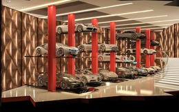 Biệt thự dành riêng cho người mê xe: Garage tráng lệ cho 15 chiếc, chưa làm đã rao bán 1.200 tỉ đồng