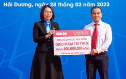 Tháng thanh niên: Bạn đọc báo Tuổi Trẻ tặng 200 xe đạp cho học trò nghèo tỉnh Hải Dương