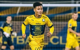 Quang Hải xuống đá cho đội B của Pau FC