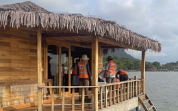Tháo dỡ sáu căn bungalow xây dựng trái phép ở Phú Quốc