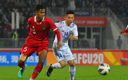 U20 Indonesia dừng bước ở vòng bảng như U20 Việt Nam