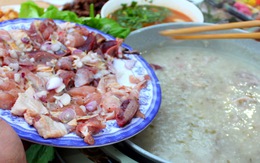 Lòng gà thả cháo Quảng Nam