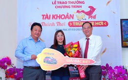 Tham gia tài khoản không phí, khách hàng may mắn trúng xe hơi Peugeot