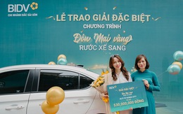 BIDV trao giải thưởng ô tô hơn 500 triệu đồng cho khách hàng