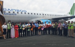 Cà Mau đón chuyến bay đầu tiên của Bamboo Airways