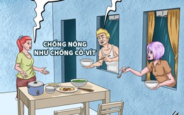 Chống nóng mà tưởng Cô-Vít ghé thăm