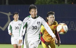 Tuyển nữ Việt Nam hòa 0-0 trong trận giao hữu cuối cùng tại Nhật
