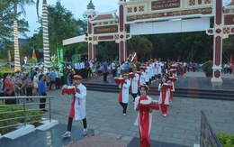 Tưởng nhớ các Vua Hùng tại công viên văn hóa huyện Trảng Bom