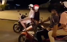 Cười sảng với màn cà khịa thanh niên chạy xe máy sờ đùi bạn gái