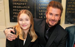 Con gái Beckham 11 tuổi vẫn không được trang điểm
