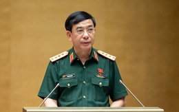Đại tướng Phan Văn Giang trình dự án luật bảo vệ công trình quốc phòng, khu quân sự