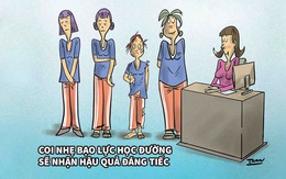 Bạo lực học đường: Tốt khoe xấu che