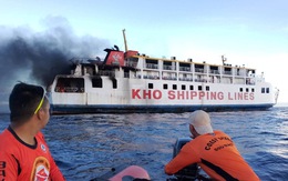 Giải cứu 120 người trên phà Philippines bốc cháy giữa biển