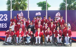 Thượng cờ đoàn thể thao người khuyết tật Việt Nam tại ASEAN Para Games 12