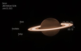 Kính James Webb chụp được 'diện mạo hoàn toàn mới' của sao Thổ