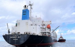 Huy động cả đội tàu để cứu hộ tàu Panama mắc cạn ở biển Bình Thuận