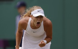 Tay vợt 16 tuổi Mirra Andreeva tiếp tục gây bất ngờ ở Wimbledon