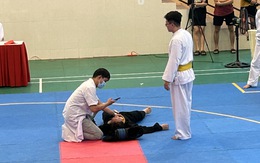 Tranh cãi tại Giải vô địch Pencak Silat trẻ quốc gia khi một vận động viên phải cấp cứu