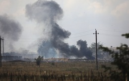 Hỏa hoạn tại căn cứ quân sự ở Crimea, hơn 2.000 người sơ tán