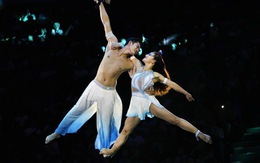 Cặp đôi đu dây hot nhất vở Huyền bí Ba Tư đoạt huy chương vàng xiếc ở Kazakhstan
