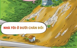 Nhà tôi ở dưới chân đồi, mỗi mùa mưa đến...