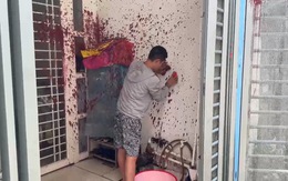 Bắt 2 người tạt sơn vào nhà của người vay tiền ở Gò Vấp