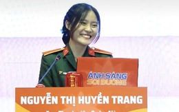 Nữ sinh viên Học viện Khoa học quân sự chiến thắng 'Ánh sáng soi đường'