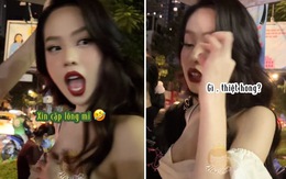 Hoa hậu Thanh Thủy ứng biến thế nào khi fan 'xin cặp lông mi'?
