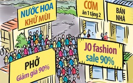 Sale off... khử mùi cho bãi rác