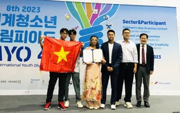 Nhóm học sinh Quảng Ninh ẵm giải vàng lẫn giải đặc biệt Olympic khoa học quốc tế Hàn Quốc