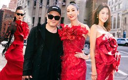 Dàn sao 'đỏ rực' dự show diễn của Đỗ Mạnh Cường tại Tuần lễ thời trang New York
