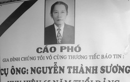 Tin buồn ông Nguyễn Thành Sương