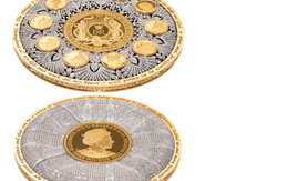 Ra mắt đồng tiền vàng nạm hơn 6.400 viên kim cương tưởng nhớ cố Nữ hoàng Elizabeth II