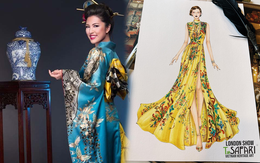 Hoa hậu Nhật cùng bộ sưu tập di sản Việt đến London Fashion Week