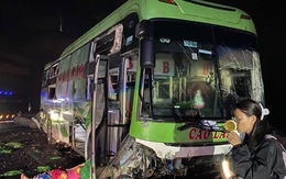 Xe khách và xe tải va chạm trên cao tốc Dầu Giây - Phan Thiết, 1 người chết