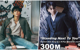 ‘Standing next to you’ của Jungkook (BTS) vượt mốc 300 triệu lượt nghe trên Spotify