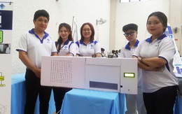 Sinh viên làm máy lọc không khí cho phòng trọ công nhân