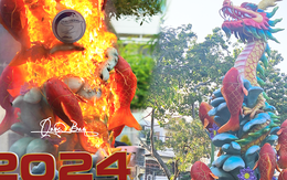 Cháy rụi 'cá chép hóa rồng' ở Nha Trang
