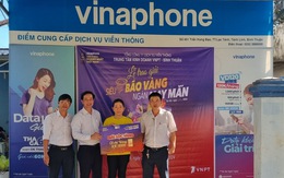 Đón năm mới, hàng trăm khách hàng VinaPhone trúng thưởng giải vàng SJC 9999