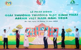 Công bố giải thưởng để thúc đẩy mô hình trường học sinh thái, trường học xanh