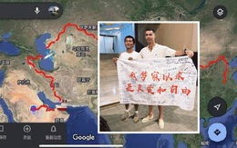 Nam thanh niên đạp xe 13.000km đến Ả Rập gặp Ronaldo