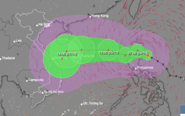 Bão Trami mạnh lên cấp 10, giật cấp 12, miền Trung khả năng mưa lớn diện rộng 3 ngày